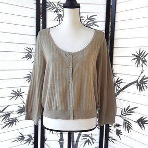 Nine & Co Dainty Button Down Cardigan Knit Sweater